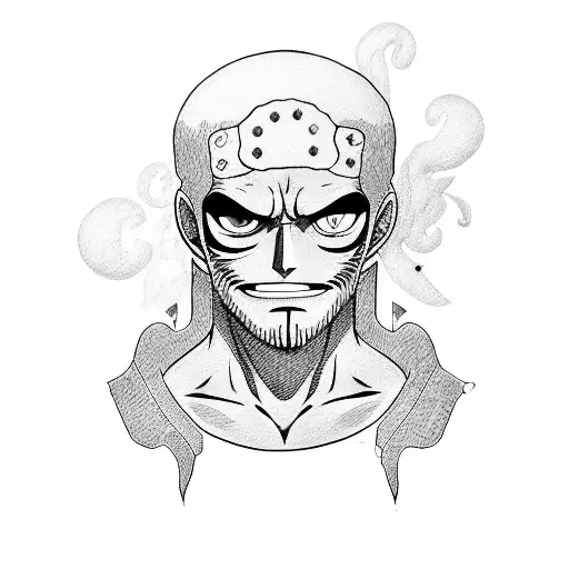 zoro one piece tattoo design idea
