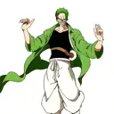 zoro one piece tattoo design idea