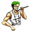zoro one piece tattoo design idea