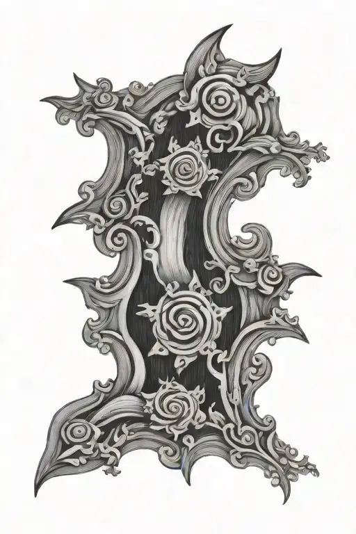 Charles Wesley Godwin hard wood floors tattoo design idea