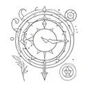 a tribe called blessed tattoo design idea