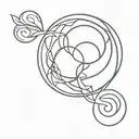 a tribe called blessed tattoo design idea