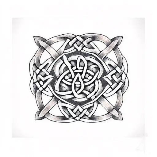 Trinity Knot Celtic Tattoo Design — LuckyFish, Inc. and Tattoo Santa Barbara