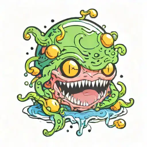 reincarnated as a slime tattoo design idea