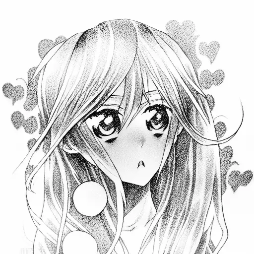 Anime Rachel Gardner tattoo design idea