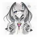 Anime Rachel Gardner Night tattoo design idea