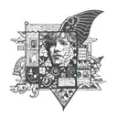 Life Goes On Ed Sheeran album covers tattoo design idea