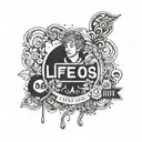 Life Goes On Ed Sheeran album covers tattoo design idea