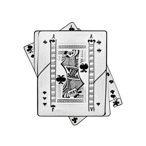 casino poker hand  tattoo design idea