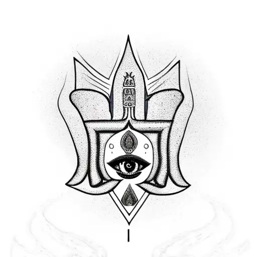 Hamsa Symbol tattoo design idea