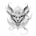 chimera darkfantasy tattoo design idea