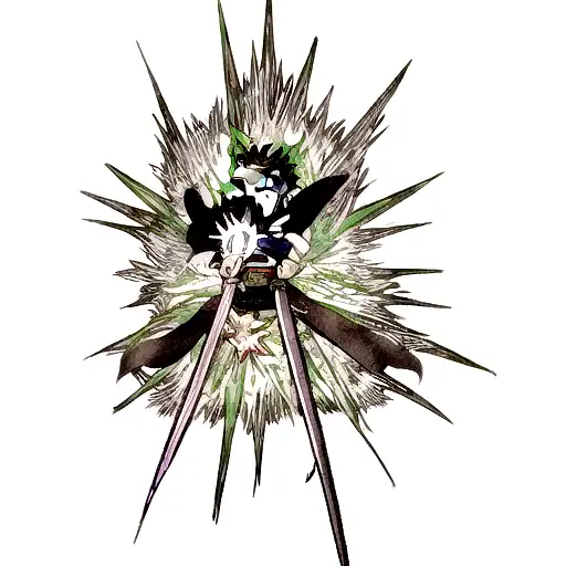 asta black clover swords tattoo design idea