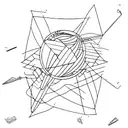 lines math tattoo design idea