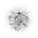 lines math tattoo design idea