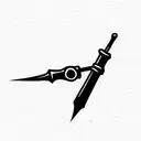 weapon  tattoo design idea
