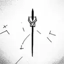 weapon  tattoo design idea