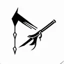 weapon  tattoo design idea