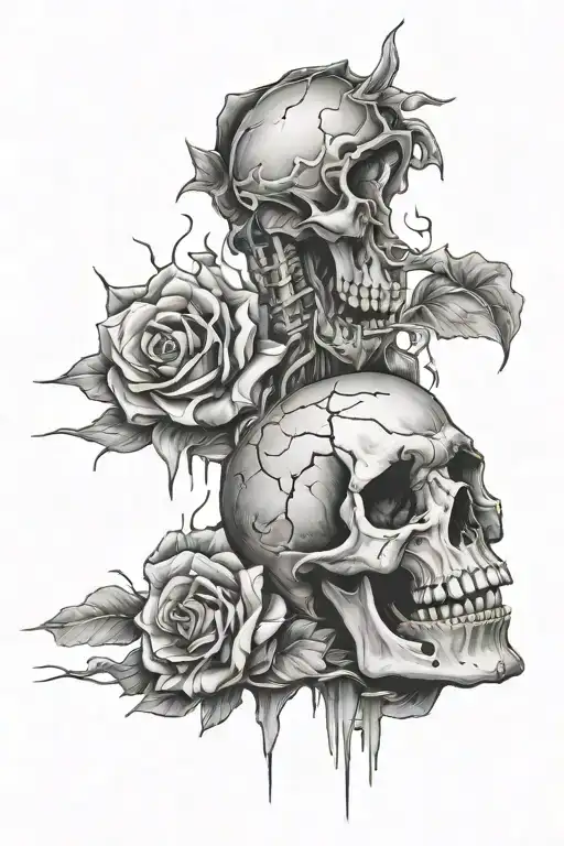 The word grit, pain, suffering produces perseverance…" piece tattoo design idea