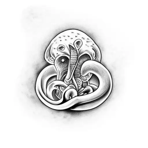 uterus tattoo design idea