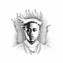 xxxtentacion tattoo design idea