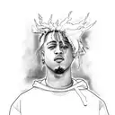 xxxtentacion with juice wrld tattoo design idea