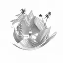 hawaii tattoo design idea