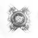 Fahrenheit 451 Burning tattoo design idea