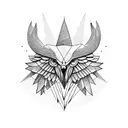 vulture  tattoo design idea