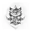 Harry Potter, ACOTAR tattoo design idea