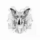 greyhound tattoo design idea