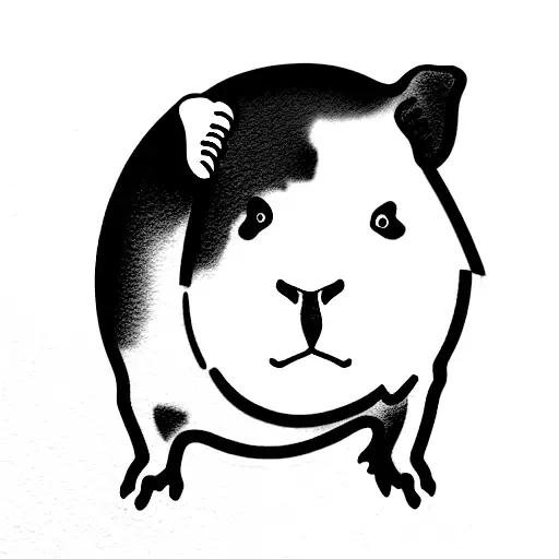 Guinea pig  tattoo design idea