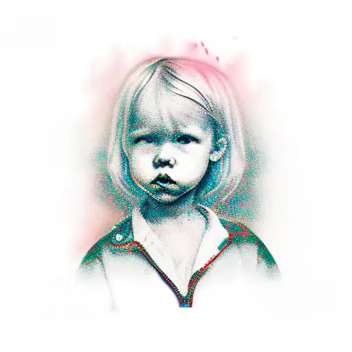 loss child  tattoo design idea