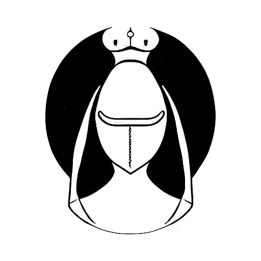 shepardess with mantis blade tattoo design idea