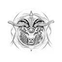 Aries aquarius cancer scorpio sagittarius tattoo design idea