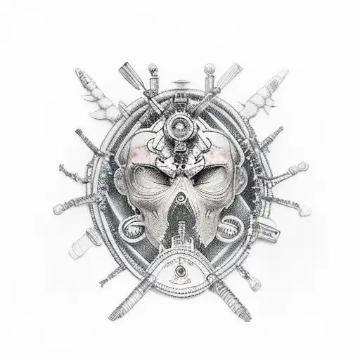 antarctica tattoo design idea