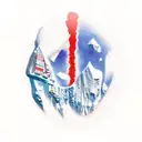 antarctica  tattoo design idea