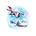 antarctica  tattoo design idea