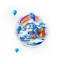 antarctica  tattoo design idea