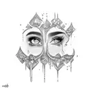 my tears ricochet  tattoo design idea