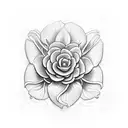 calathea medallion tattoo design idea