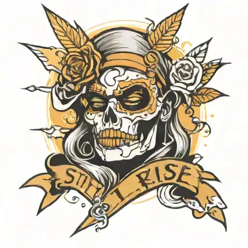 still I rise tattoo design idea