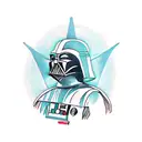 darth vader  yoda  boba fett  mandalorian  x-wing tattoo design idea