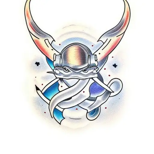 Eel  tattoo design idea