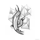 Eel  tattoo design idea