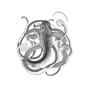 Eel  tattoo design idea