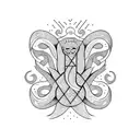 Eel  tattoo design idea