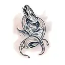Eel  tattoo design idea