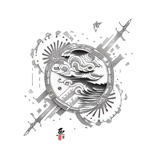 sisyphus tattoo design idea