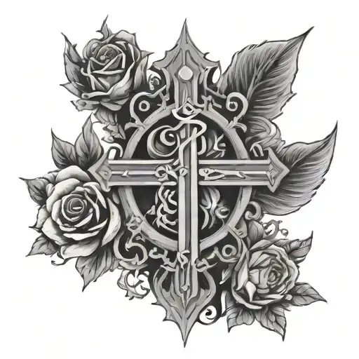 religious tattoo design idea