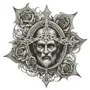 religious tattoo design idea